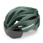 Preview: ROCKBROS | Fahrradhelm mit abnehmbarem Visier – Integrierter Schutzhelm (58-62 cm)