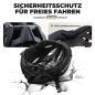 Preview: ROCKBROS | Fahrradhelm mit abnehmbarem Visier – Integrierter Schutzhelm (58-62 cm)