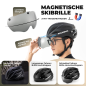 Preview: ROCKBROS | Fahrradhelm mit abnehmbarem Visier – Integrierter Schutzhelm (58-62 cm)