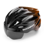 Preview: ROCKBROS | Fahrradhelm mit abnehmbarem Visier – Integrierter Schutzhelm (58-62 cm)