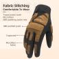 Preview: ROCKBROS | Motorrad Handschuhe – Vollfinger Handschuhe für Motorrad & Fahrrad, Touchscreen-kompatibel