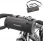 Preview: ROCKBROS | Multifunktionale Lenkertasche/Rahmentasche – 100% wasserdichte Fahrradtasche mit Schultergurt für MTB und Rennräder, ca. 2L