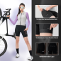 Preview: ROCKBROS | TVI Fahrradshorts Damen – 4D-gepolsterte Radlershorts, kurze Radhose, elastische Leggings