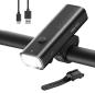 Preview: ROCKBROS | USB LED-Fahrrad-Frontlicht – Wasserdicht, wiederaufladbar, 400 Lumen (4 Modi)