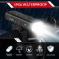 Preview: ROCKBROS | USB LED-Fahrrad-Frontlicht – Wasserdicht, wiederaufladbar, 400 Lumen (4 Modi)