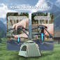 Preview: Qunature | Pop-Up Campingzelt – Wasserdichtes Kuppelzelt für 2-4 Personen, schnell aufbaubar