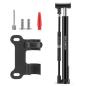 Preview: ROCKBROS | Mini Fahrradpumpe mit Barometer – 120 PSI Hochdruck Luftpumpe für Presta & Schrader Ventile