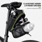 Preview: ‎ROCKBROS | Fahrradsattel Tasche 1,5 L Kratzfeste Fahrrad Tasche mit Flaschenhalter für MTB, Rennrad und Faltbikes