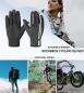 Preview: ROCKBROS | Fahrradhandschuhe für Herren – Warme Winterhandschuhe, Vollfinger, Touchscreen-fähig für Outdoor-Sportarten (Radfahren, Wandern, Klettern) – Größen M-XXL