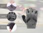 Preview: ROCKBROS | Herren Fahrradhandschuhe Sommer – Halbfinger Handschuhe