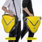 Preview: ROCKBROS | Gepäckträgertasche – 100% wasserdichte Fahrradtasche mit Schultergurt, 20L, für Hinterrad, in Gelb/Schwarz/Gold