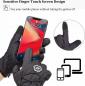 Preview: ROCKBROS | Fahrradhandschuhe Damen Herren Winter Handschuhe Touchscreen Winddicht