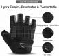 Preview: ROCKBROS | Kurz Halbfingerhandschuhe – Fingerlos, GEL, Sport Handschuhe für Radfahren und Outdoor-Aktivitäten (M-XXL)