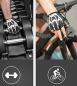 Preview: S227BK ROCKBROS Fahrrad Handschuhe Halbfingerhandschuhe mit Reflektierende Skeleton-Design Anti-Rutsch Stoßdämpfend MTB Rennrad Handschuhe Unisex M-XXL