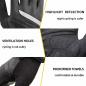 Preview: ROCKBROS | Touchscreen-fähige, rutschfeste und reflektierende Sporthandschuhe für Frühling/Herbst | Training Handschuhe für Herren und Damen, S-XXL
