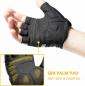 Preview: S247 ROCKBROS Fahrradhandschuhe Touchscreen Sport Halbfinger Handschuhe Reflektierend