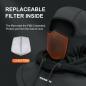 Preview: ROCKBROS | Skimaske Thermo Fleece Balaclava - Wintermütze Sturmhaube Unter Helm für Extrem-Wetterbedingungen