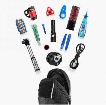 Preview: ROCKBROS Saddle Bag Cycling Bicycle Seat Pack Storage Bag Lightweight Reflective Saddle Bag for Mountain Road Bike
