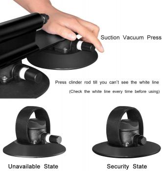 Preview: ROCKBROS | Fahrradträger Dachgepäckträger mit Saugnäpfen – Schnellmontage für 1 Fahrrad, ideal für Autos mit flachem Dach