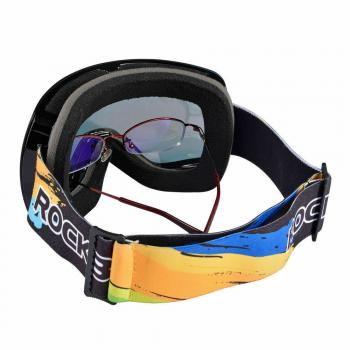 ROCKBROS | Skibrille Schneebrille Winter Magnetische Brille Antifog Ski Goggles