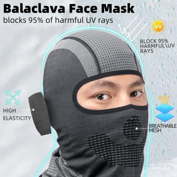 Preview: ROCKBROS | Fahrrad Sturmhaube – Warm, Winddicht & Atmungsaktiv