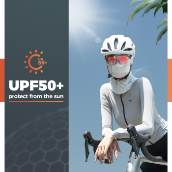 Preview: ROCKBROS | Atmungsaktive Sturmhaube Balaclava – Leichte Kopfhaube für Damen & Herren, UPF50+, Ideal für den Sommer