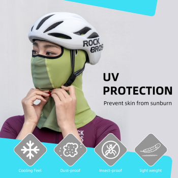 ROCKBROS | Sommer-Sturmhaube UPF40+ – Multifunktionale Balaclava & Halstuch für Outdoor-Aktivitäten
