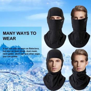 Preview: ROCKBROS | Sturmhaube Herbst/Winter – Reflektierende Balaclava für Herren und Damen