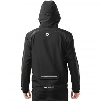Preview: ROCKBROS | Winddichte Radjacke – Atmungsaktiv, Schnell Trocknend, Mit Touchscreen-Funktion & Reflektierenden Details (M-4XL)