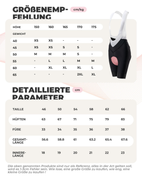 ROCKBROS | TVI Damen Fahrrad Trägerhose – Gepolsterte Radlerhose mit Trägern, Fahrrad Bib Shorts