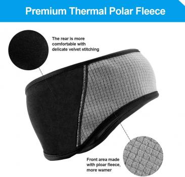 Preview: ROCKBROS | Frühling, Herbst Ohrenwärmer Stirnband Ohrenschützer Damen Herren für Radsport Laufen Wandern Motorrad Fahren