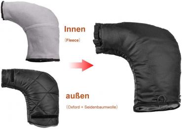 Preview: ROCKBROS | Lenkerstulpen – Winddichte, Wasserabweisende Handschuhe für Fahrrad, Motorrad, Roller & Scooter mit Reflektierenden Details