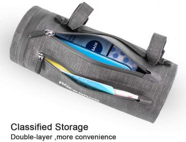 Preview: ROCKBROS Bike Handlebar Bag Bicycle Front Frame Bag Cycling Storage Bike Pannier with Strape Waterproof Large Capacity Front Pack Pouch for Route Bike Scooter Folding Bike Electiric Bike