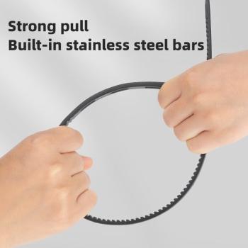 Preview: ROCKBROS | Zahlenschloss, Fahrradschloss, Helmschloss, Kabelbinder, Edelstahl-