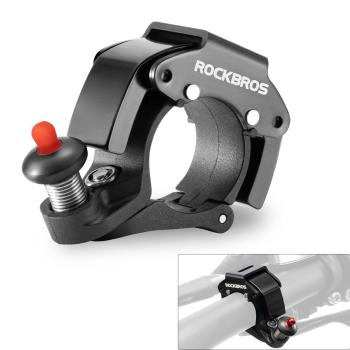 ROCKBROS | Fahrradklingel – Klare & Langanhaltende Töne für 22,2 mm Lenker | MTB & Citybike