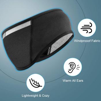 Preview: ROCKBROS | Frühling, Herbst Ohrenwärmer Stirnband Ohrenschützer Damen Herren für Radsport Laufen Wandern Motorrad Fahren