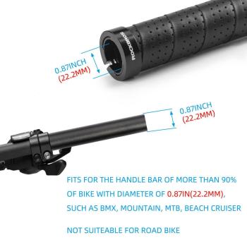 Preview: 40210001001, ROCKBROS Bicycle Grips Anti-Slip Handlebar Grips Lock-On MTB Bicycle Grips PU
