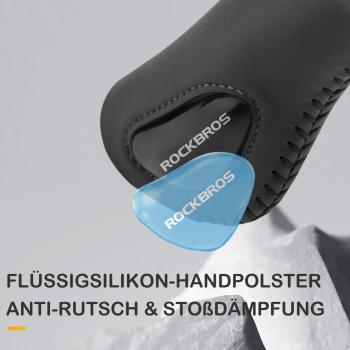 ROCKBROS | Anti-Rutsch Fahrradgriffe – Doppelter Lock-On Griff für MTB, Rennrad & Citybike (22,2 mm)