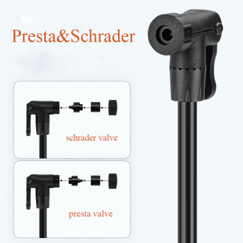 Preview: ROCKBROS | Fahrrad Standpumpe – Kompakt, leistungsstark und vielseitig