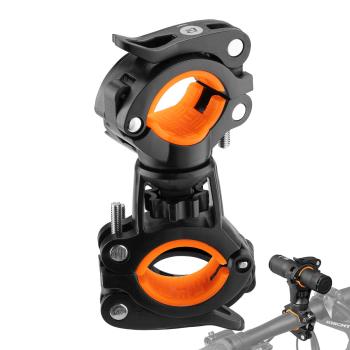 ROCKBROS | Fahrrad-Licht-Halterung – 360° Rotierende Lampenhalterung
