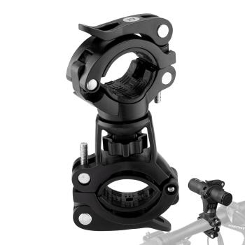 Preview: ROCKBROS | Fahrrad-Licht-Halterung – 360° Rotierende Lampenhalterung