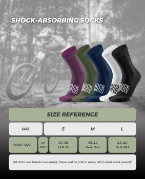 ROCKBROS | Road-to-Sky Radsocken – 1 Paar Unisex Fahrradsocken, atmungsaktiv und komfortabel