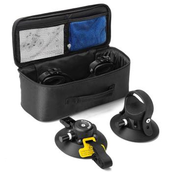 Preview: ROCKBROS | Fahrradträger für Auto-Dachträger mit Saugnäpfen – Aluminium, Schnelle Montage, für 1 Fahrrad