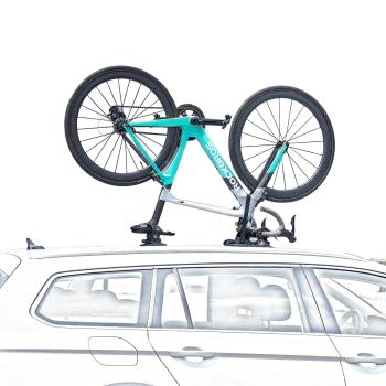 Preview: ROCKBROS | Fahrradträger für Auto-Dachträger mit Saugnäpfen – Aluminium, Schnelle Montage, für 1 Fahrrad
