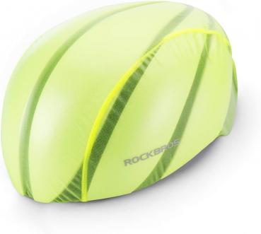 ROCKBROS | Helmüberzug Helmet Cover – Wasserdichte Regenkappe für Fahrradhelm (Schwarz, Weiß, Grün)