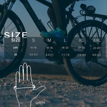ROCKBROS | Herren Fahrradhandschuhe Sommer – Halbfinger Handschuhe