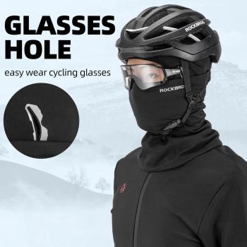 Preview: ROCKBROS | Winter Skimaske Sturmhaube – Doppelschicht Balaclava für Damen und Herren