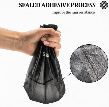 ROCKBROS | Helmüberzug Helmet Cover – Wasserdichte Regenkappe für Fahrradhelm (Schwarz, Weiß, Grün)