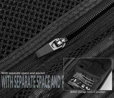 ROCKBROS | Fahrrad Zubehör Organizer Tasche – Tragbar, Multifunktional für Reparaturwerkzeuge, Minipumpe, Schwarz