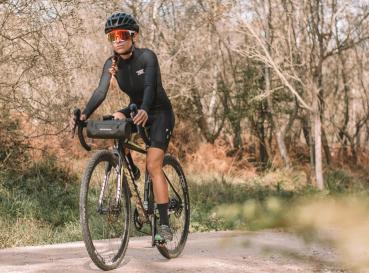 ROCKBROS | Multifunktionale Lenkertasche/Rahmentasche – 100% wasserdichte Fahrradtasche mit Schultergurt für MTB und Rennräder, ca. 2L